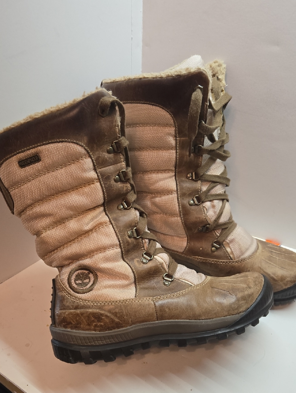Timberland Lace-up Earthkeeper Mount Holly Waterproof Winter Boots- Size 9.5